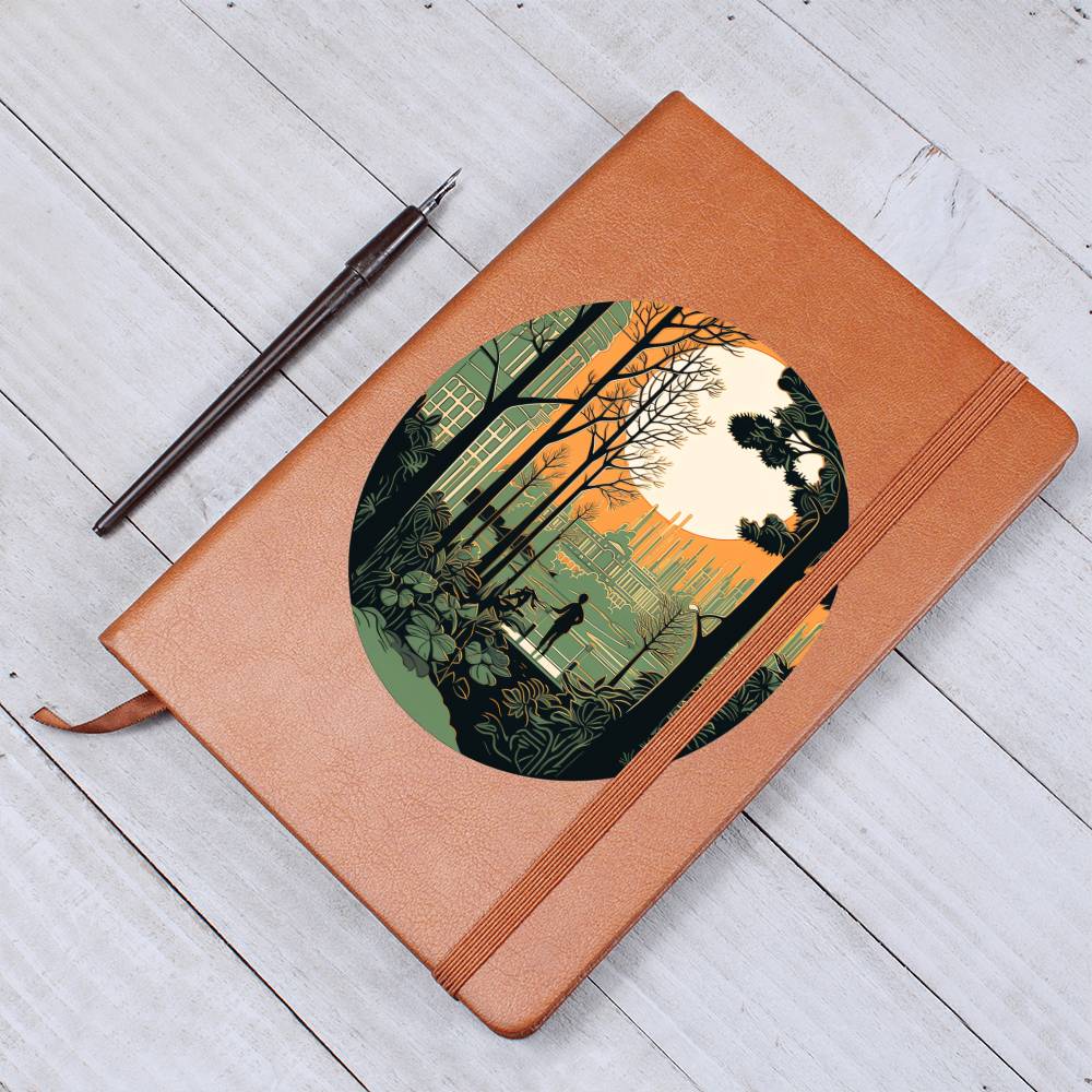 Minimalist BOHO Art 076 - Vegan Leather Journal