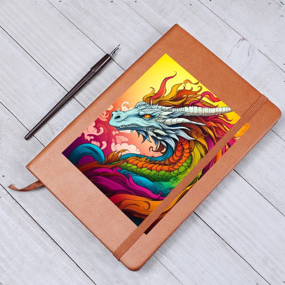 Majestic Dragon 023 - Vegan Leather Journal