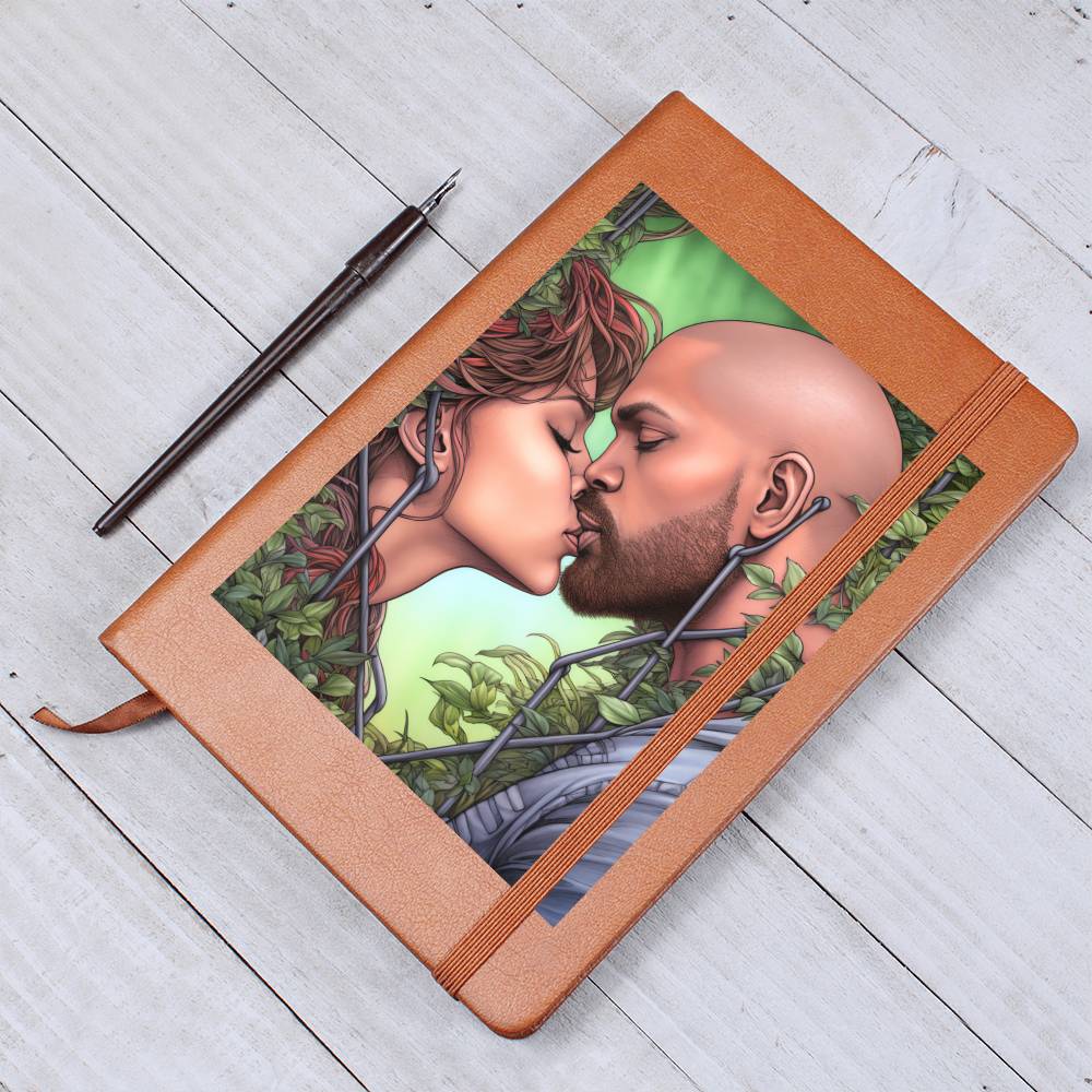 Valentine's Day Art 007 - Vegan Leather Journal