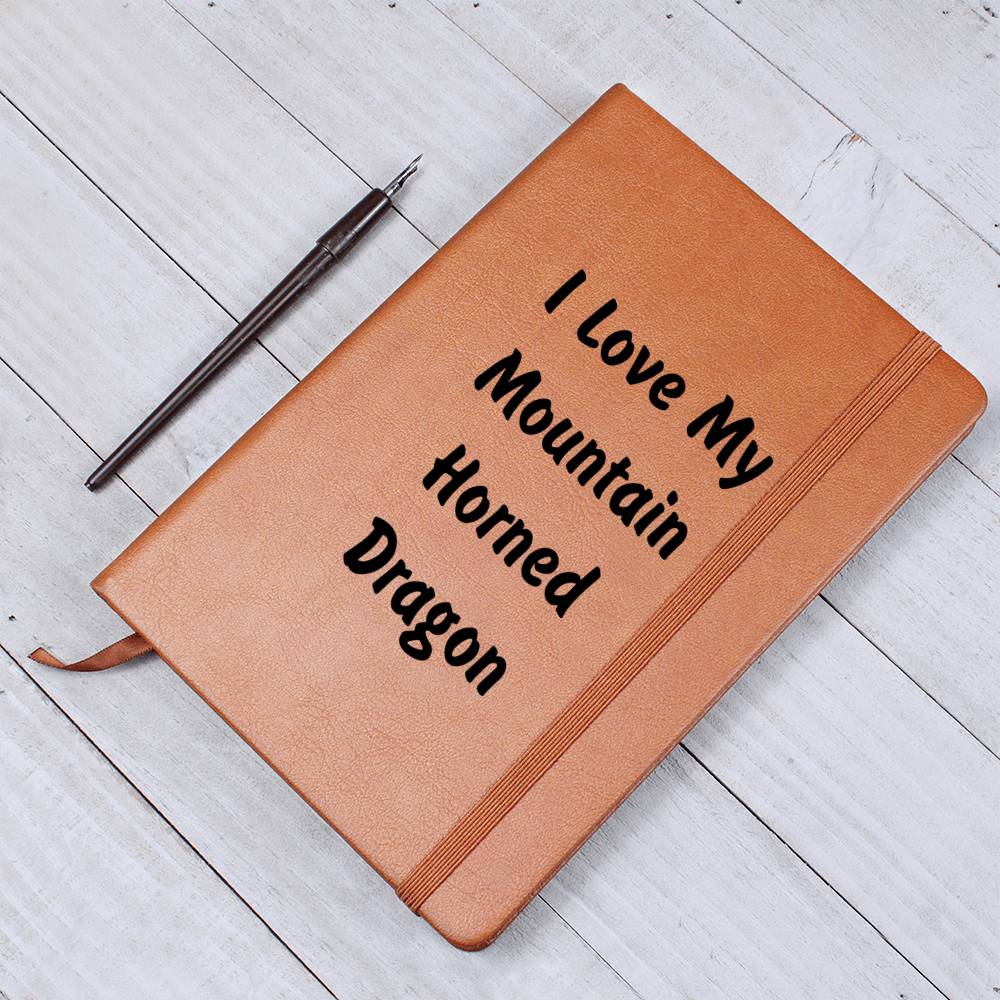 Love My Mountain Horned Dragon - Vegan Leather Journal