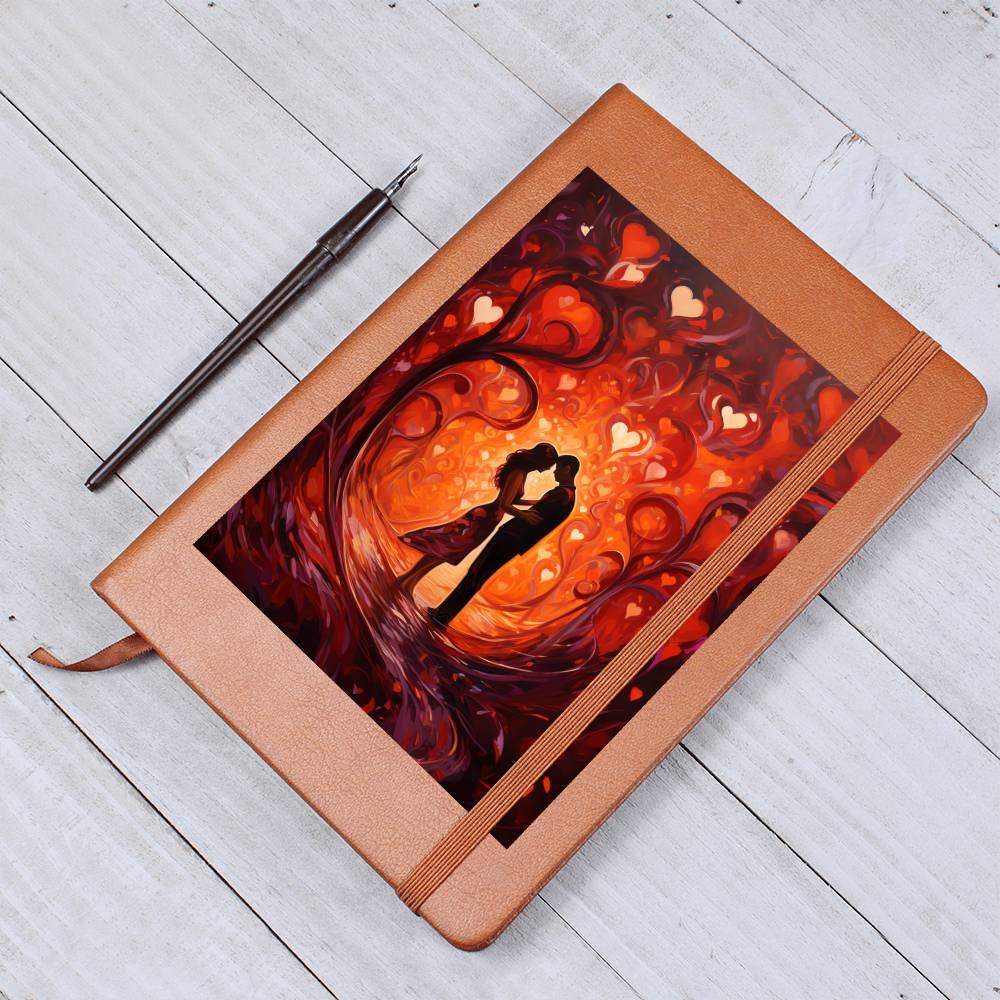 Valentine's Day Art 079 - Vegan Leather Journal