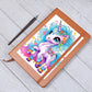 Cute Unicorn 037 - Vegan Leather Journal