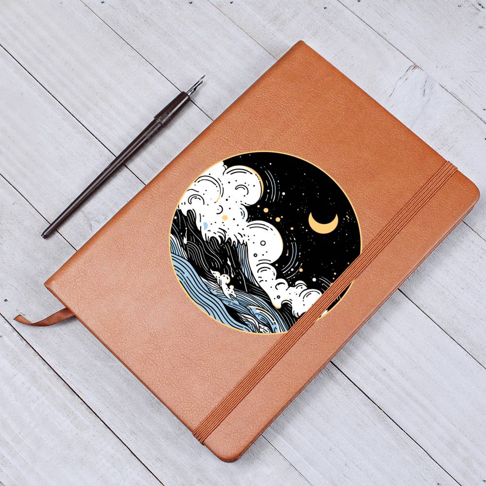 Minimalist BOHO Art 123 - Vegan Leather Journal