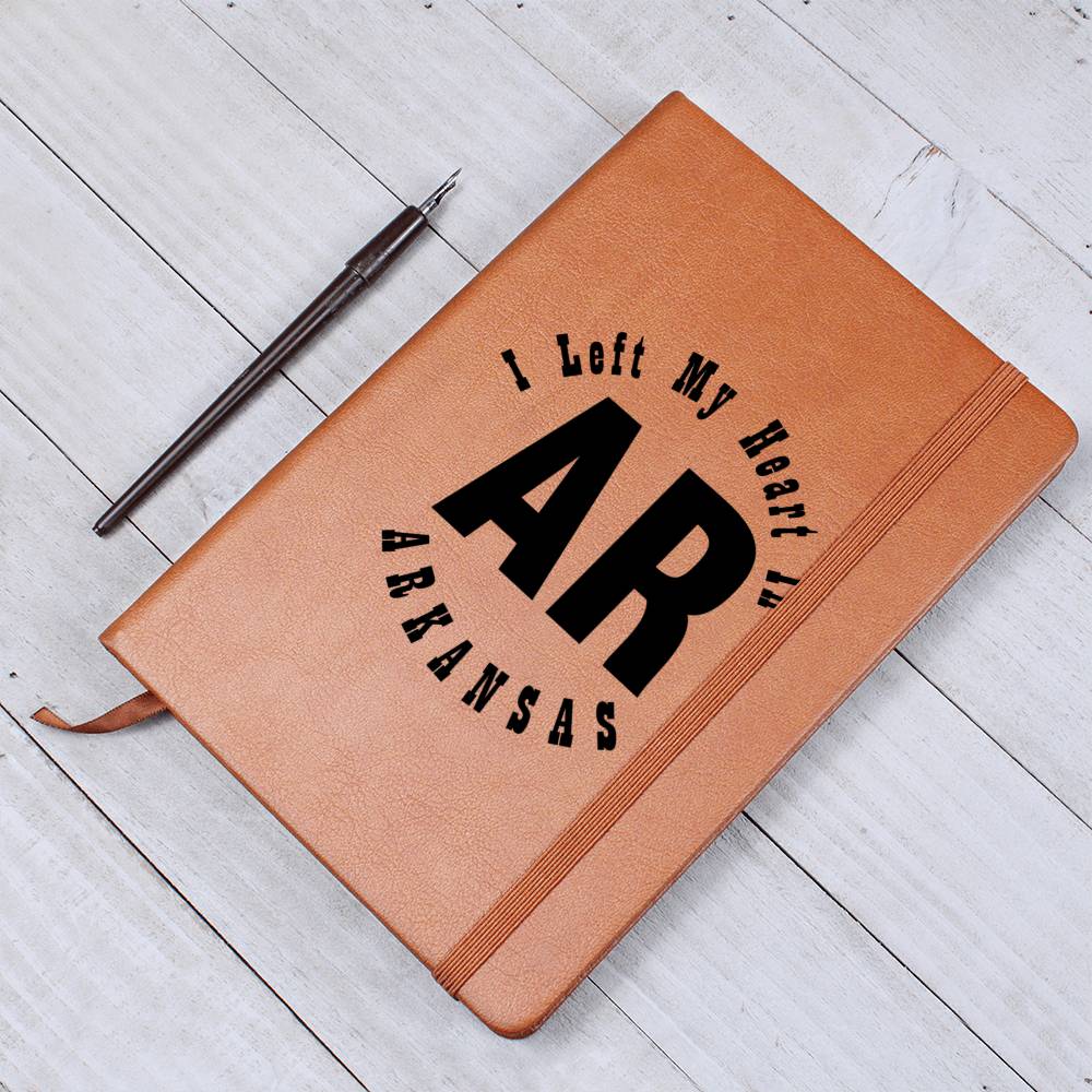 Heart In Arkansas v01 - Vegan Leather Journal