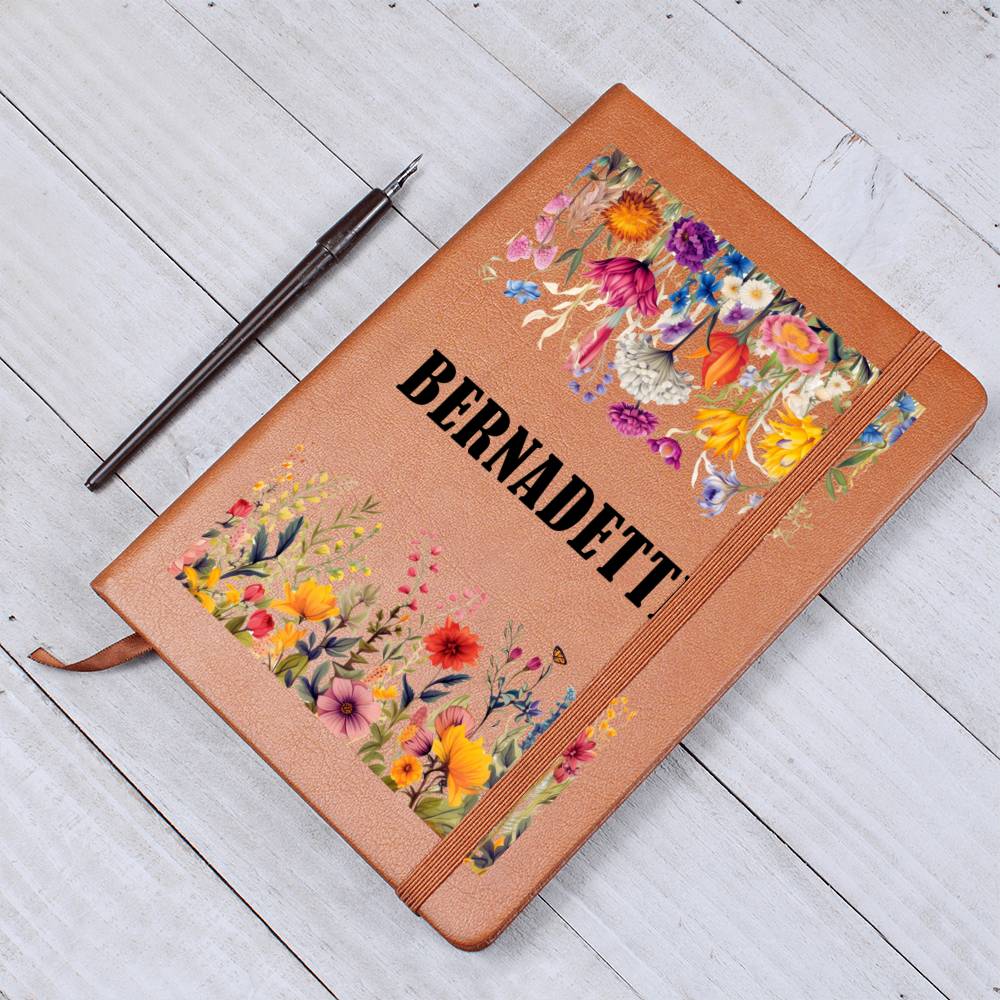 Bernadette (Botanical Blooms) - Vegan Leather Journal