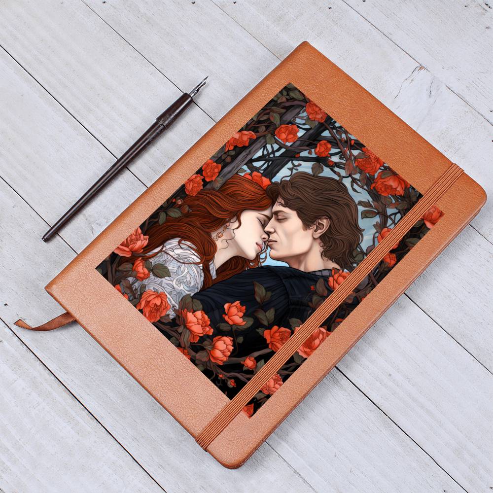 Valentine's Day Art 476 - Vegan Leather Journal