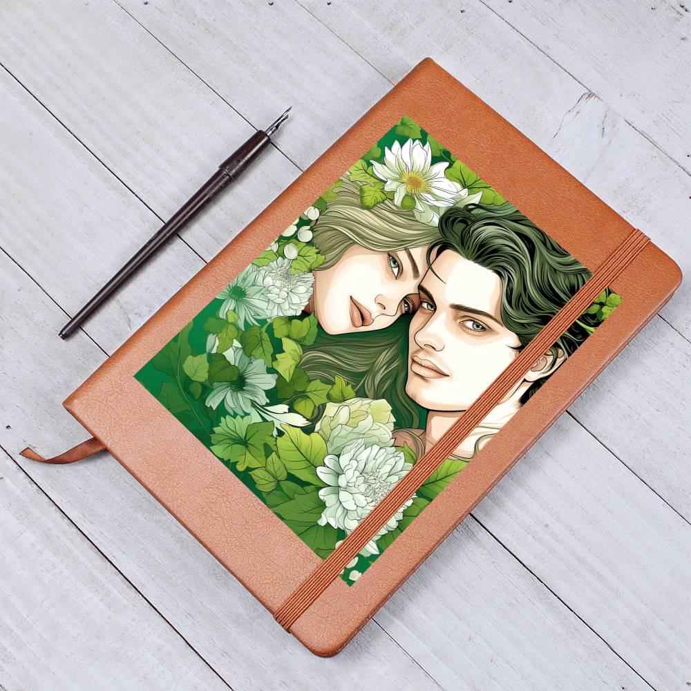 Valentine's Day Art 042 - Vegan Leather Journal