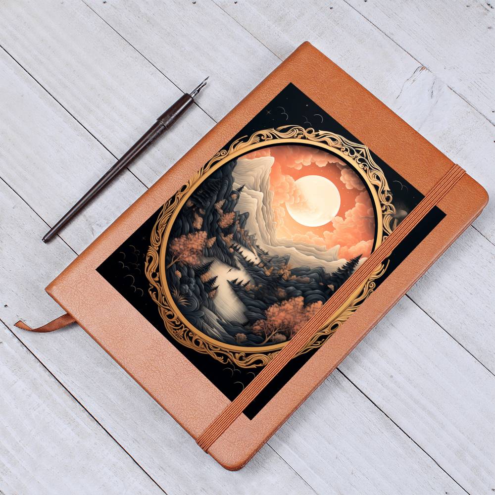Minimalist BOHO Art 040 - Vegan Leather Journal