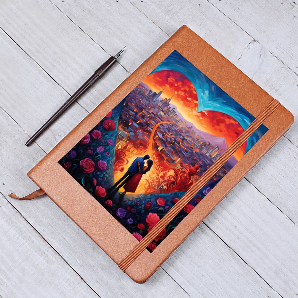 Valentine's Day Art 086 - Vegan Leather Journal