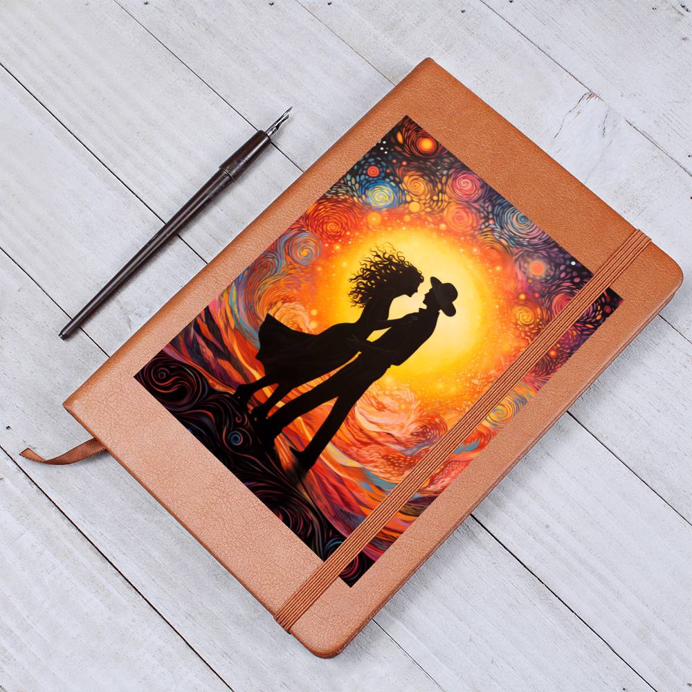 Valentine's Day Art 292 - Vegan Leather Journal
