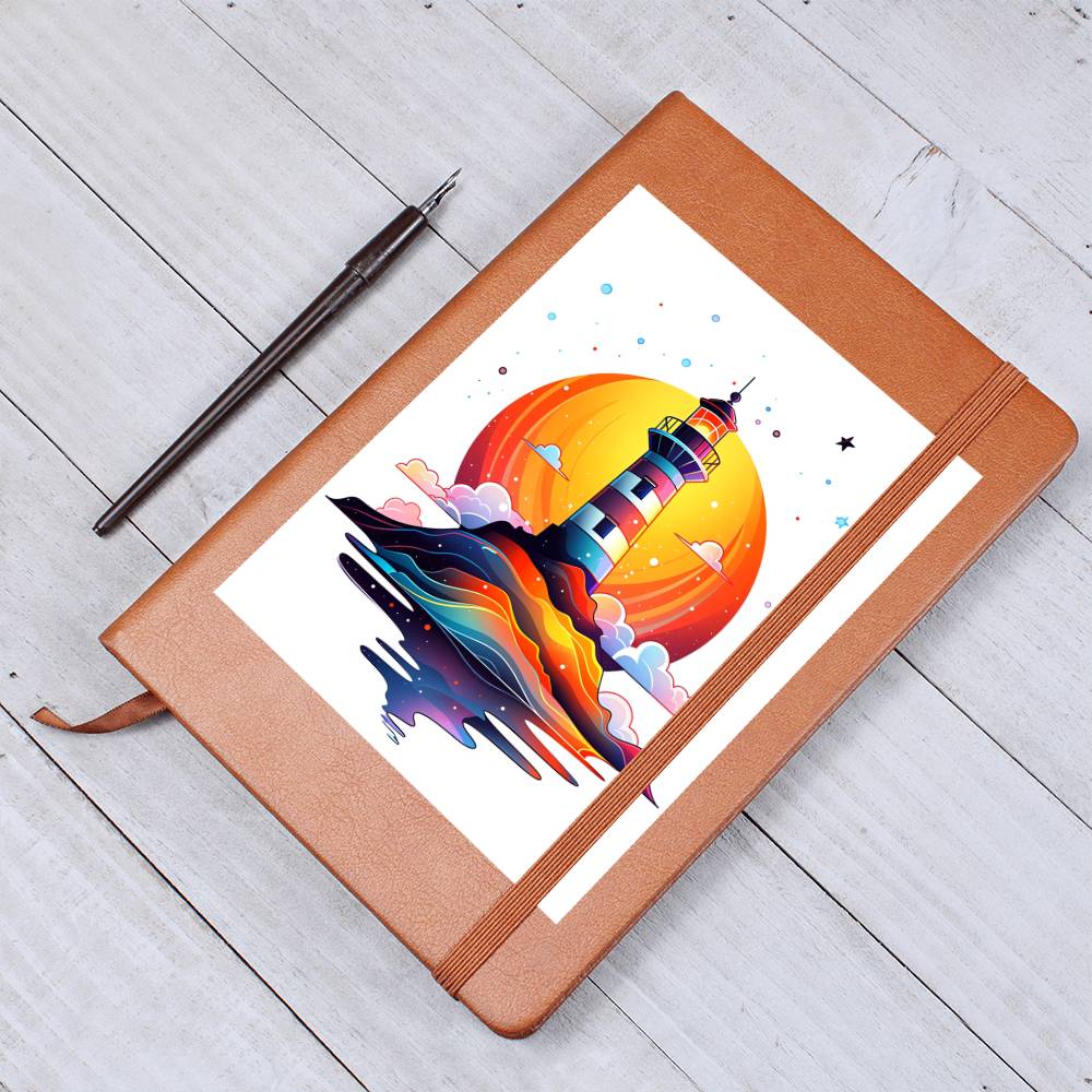 Minimalist BOHO Art 012 - Vegan Leather Journal