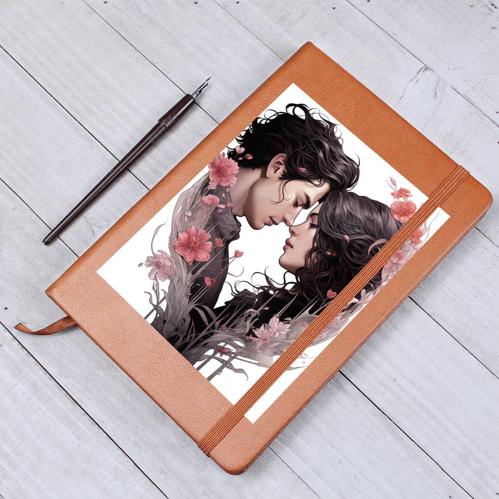 Valentine's Day Art 425 - Vegan Leather Journal