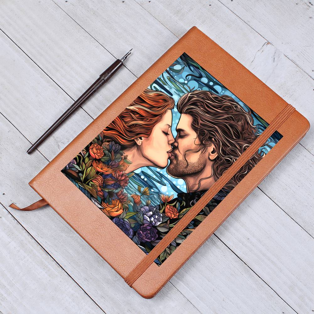 Valentine's Day Art 348 - Vegan Leather Journal