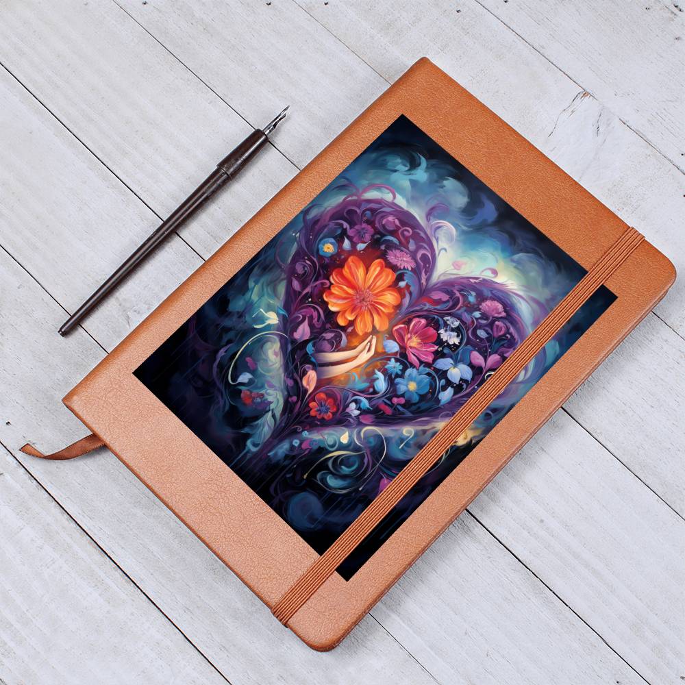 Valentine's Day Art 322 - Vegan Leather Journal