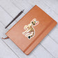 Cute Serval sticker 161 - Vegan Leather Journal