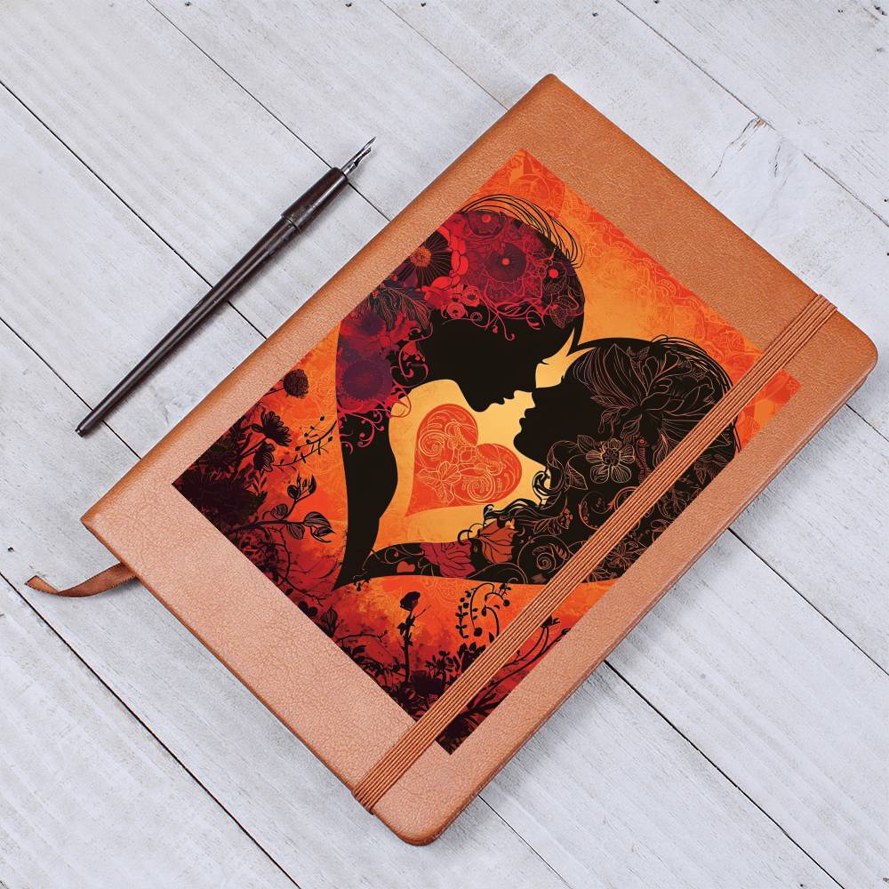 Valentine's Day Art 095 - Vegan Leather Journal