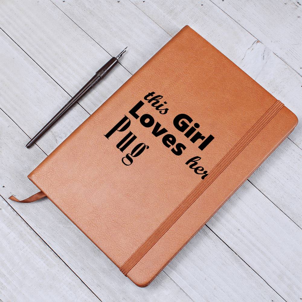 Pug - Vegan Leather Journal