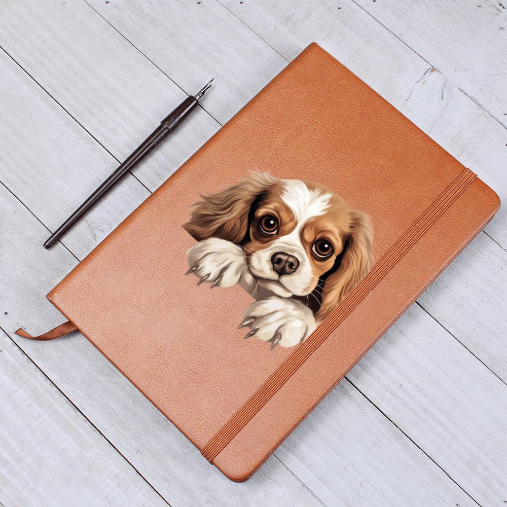 Harrier Peeking - Vegan Leather Journal