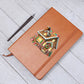 Christmas Gingerbread House 009 - Vegan Leather Journal
