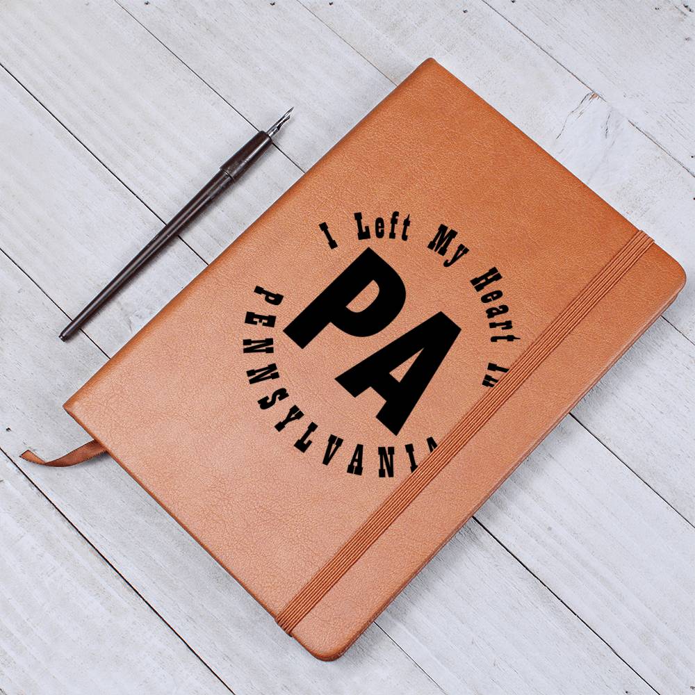 Heart In Pennsylvania v01 - Vegan Leather Journal