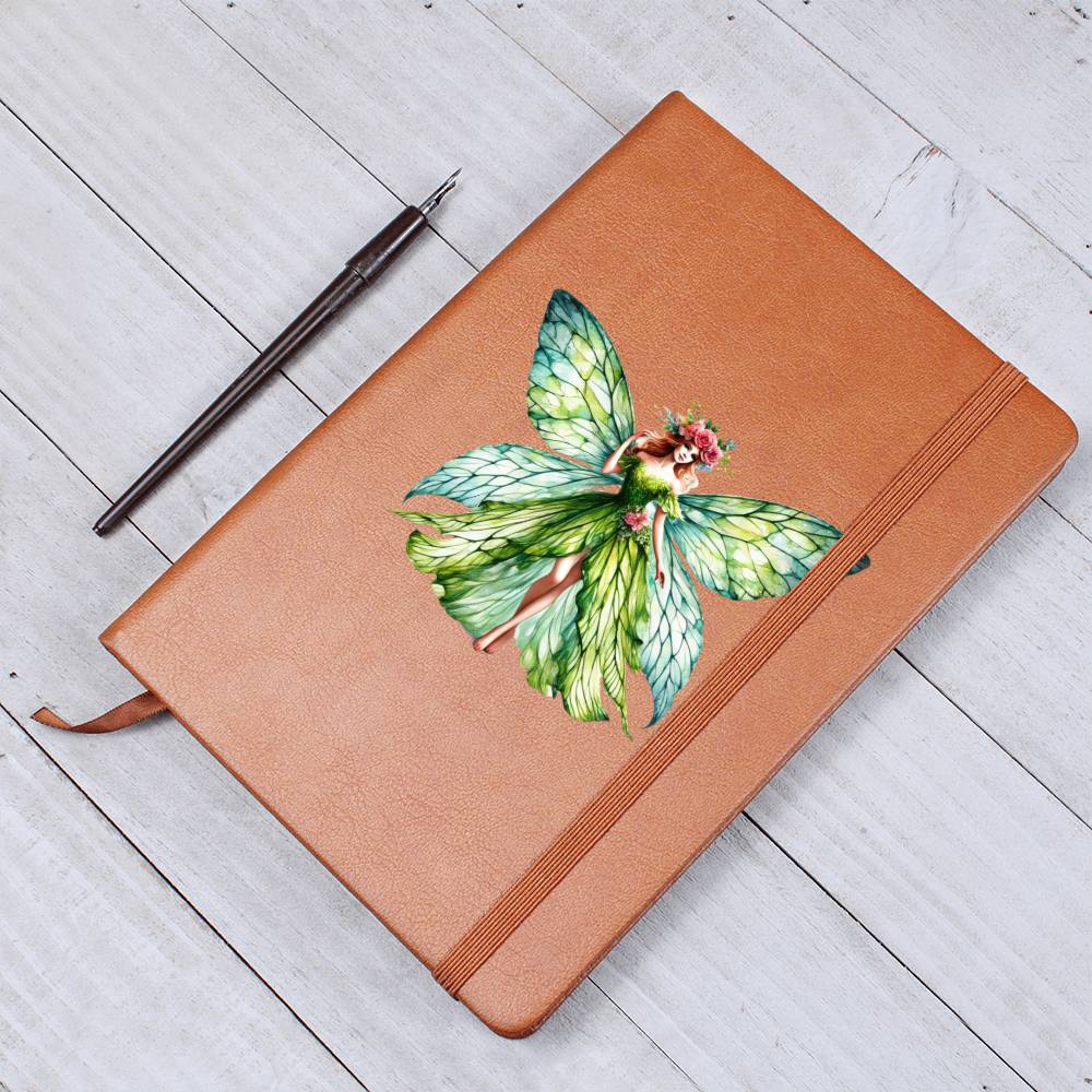 Magical Nature Forest Fairy 05 - Vegan Leather Journal