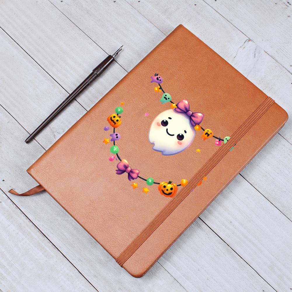 Cute Halloween Sticker 015 - Vegan Leather Journal