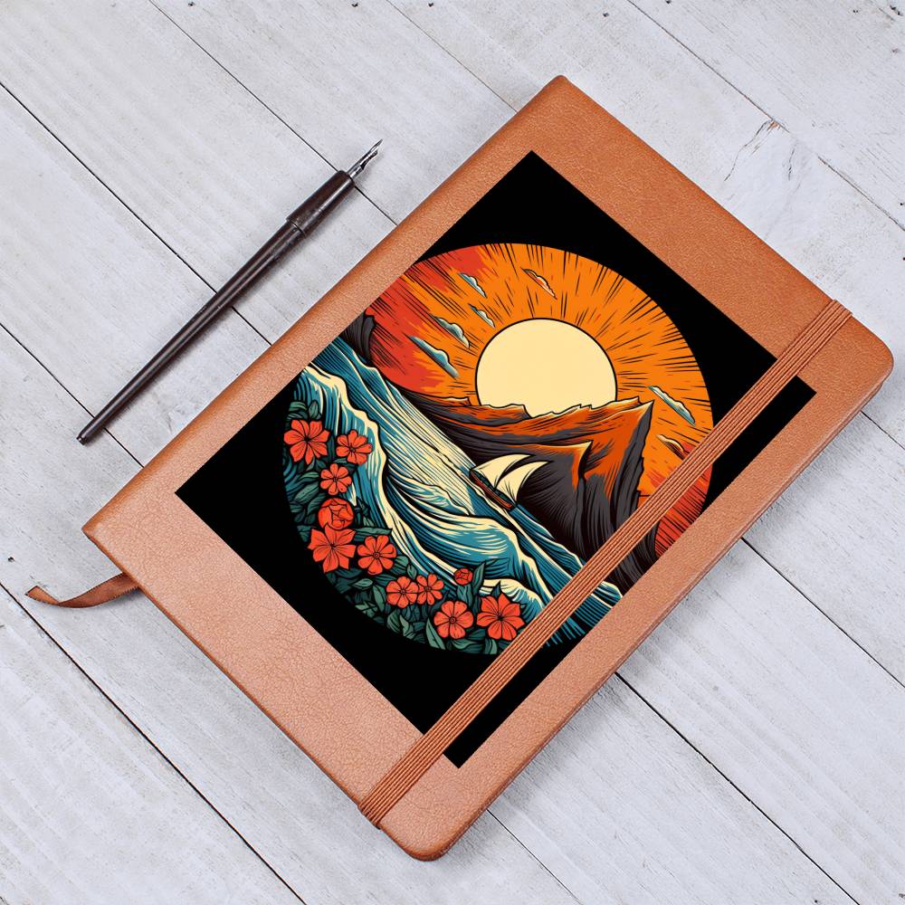 Minimalist BOHO Art 084 - Vegan Leather Journal