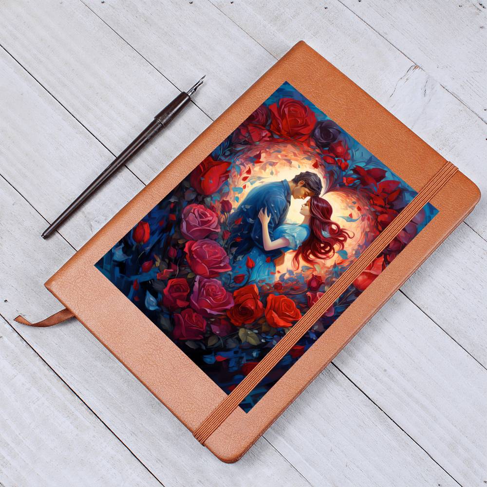 Valentine's Day Art 183 - Vegan Leather Journal