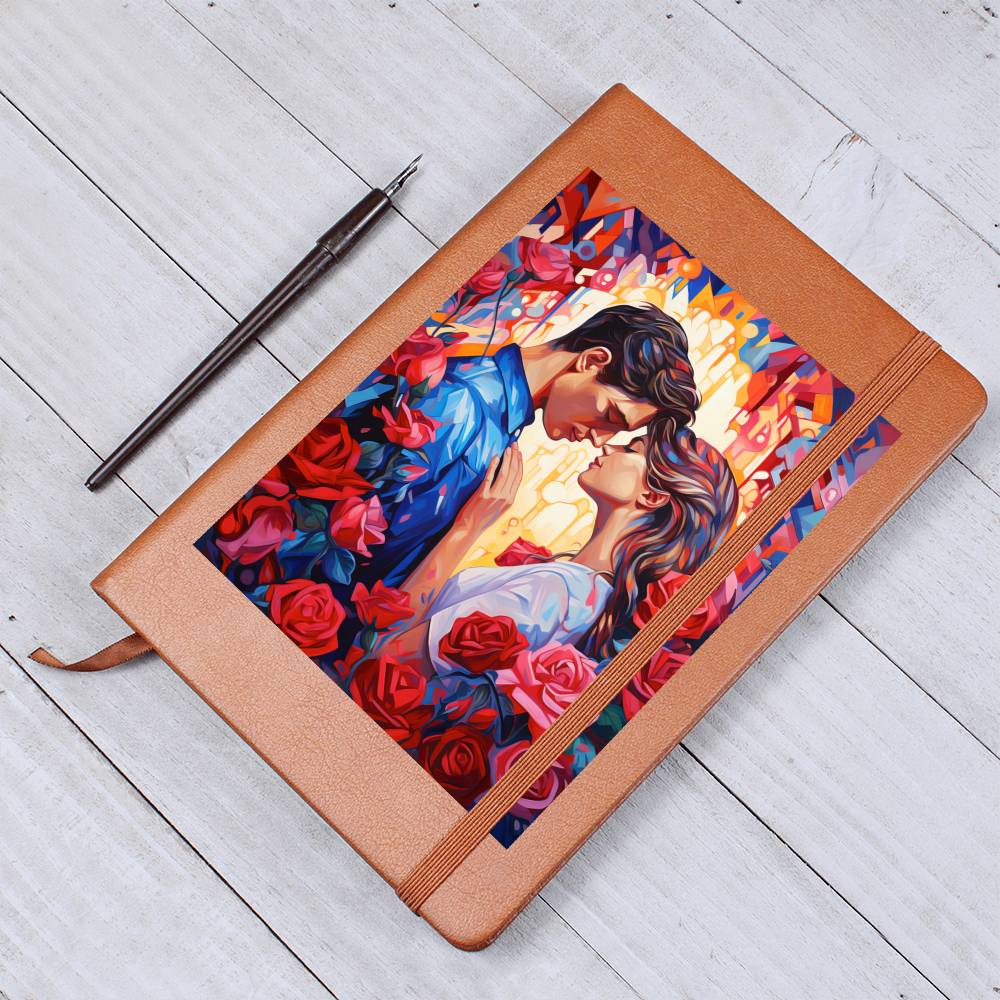 Valentine's Day Art 400 - Vegan Leather Journal