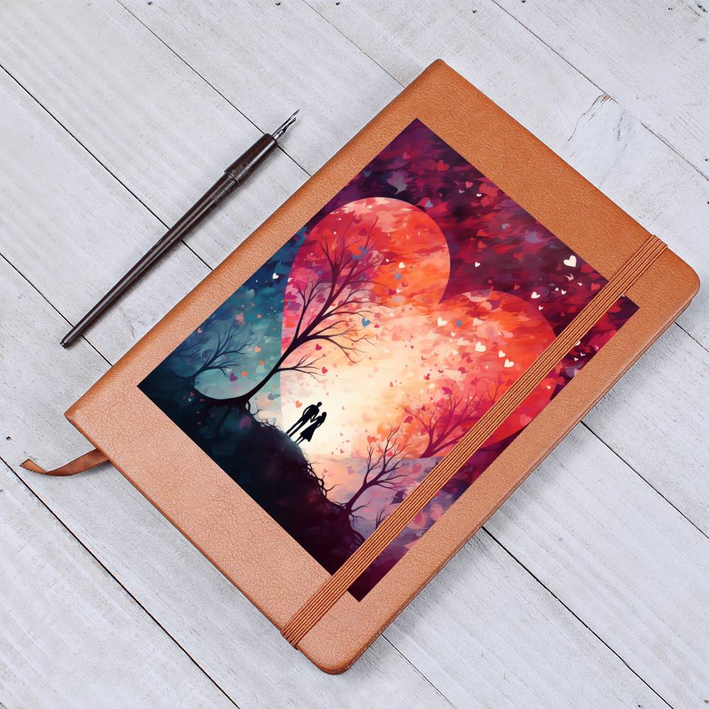 Valentine's Day Art 035 - Vegan Leather Journal