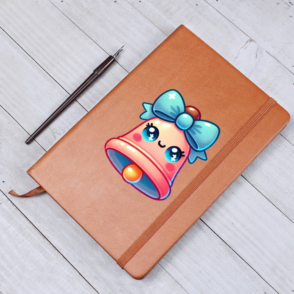 Cute Back to School Sticker 084 - Vegan Leather Journal