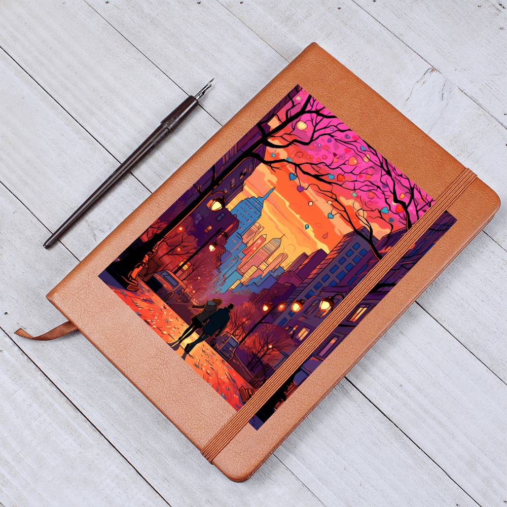 Valentine's Day Art 218 - Vegan Leather Journal