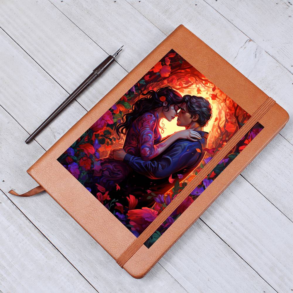Valentine's Day Art 423 - Vegan Leather Journal