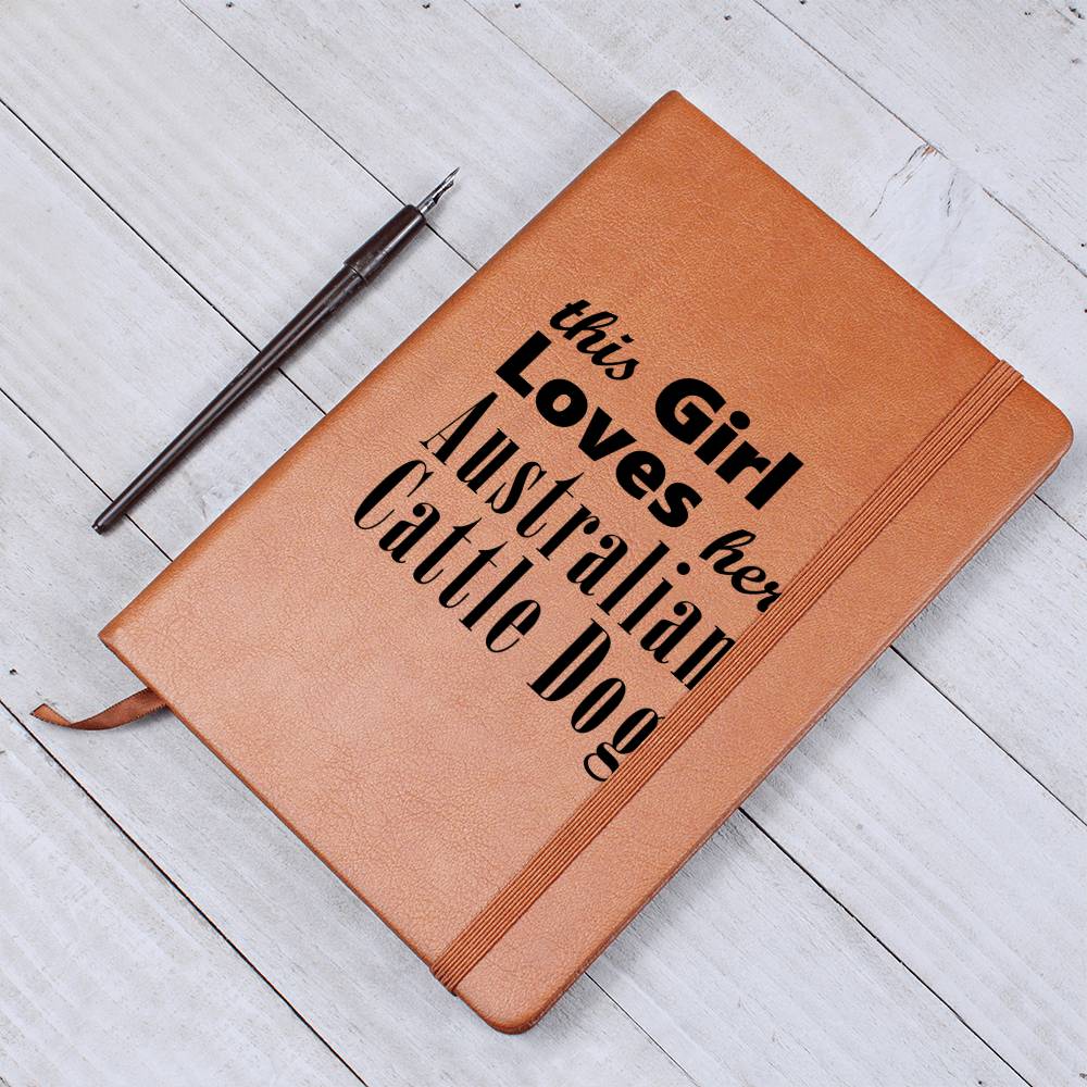 Australian Cattle Dog - Vegan Leather Journal