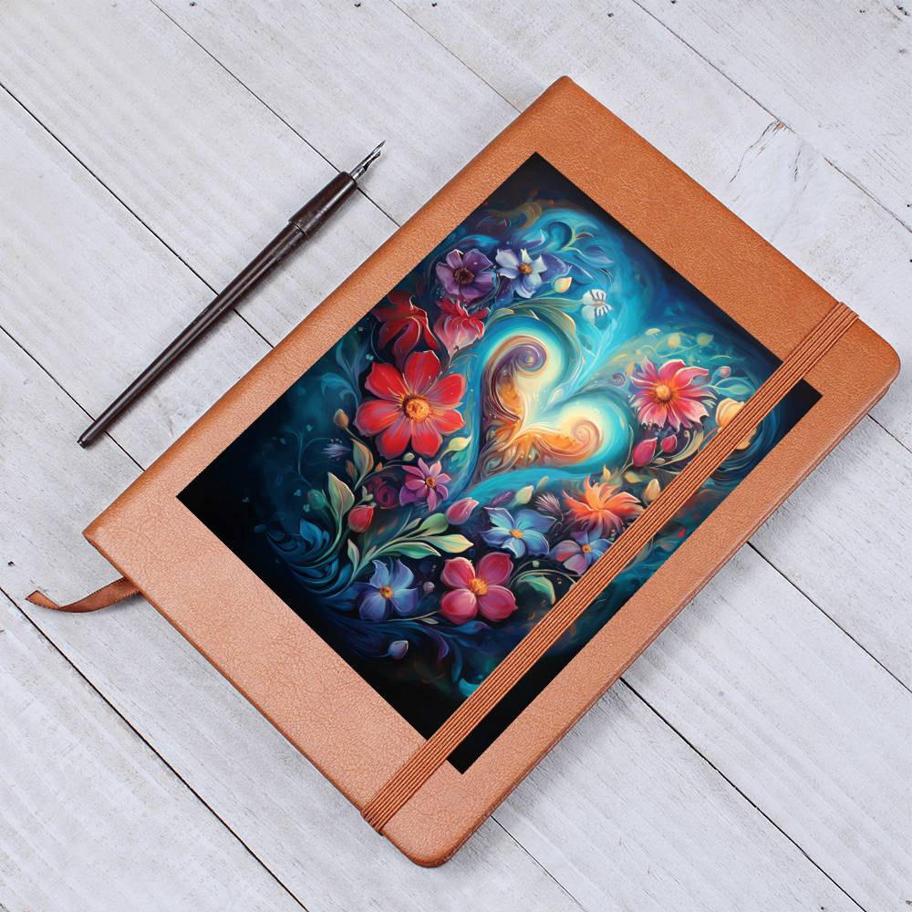 Valentine's Day Art 395 - Vegan Leather Journal