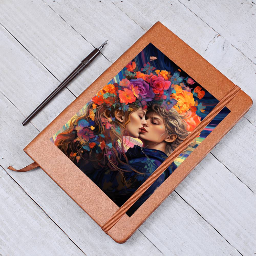 Valentine's Day Art 036 - Vegan Leather Journal