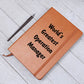 World's Greatest Operation Manager v1 - Vegan Leather Journal
