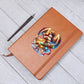 Cute Christmas Angel 008 - Vegan Leather Journal