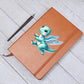 Colorful Baby Dinosaur 026 - Vegan Leather Journal