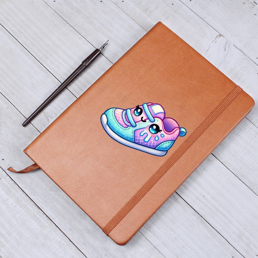 Cute Back to School Sticker 067 - Vegan Leather Journal
