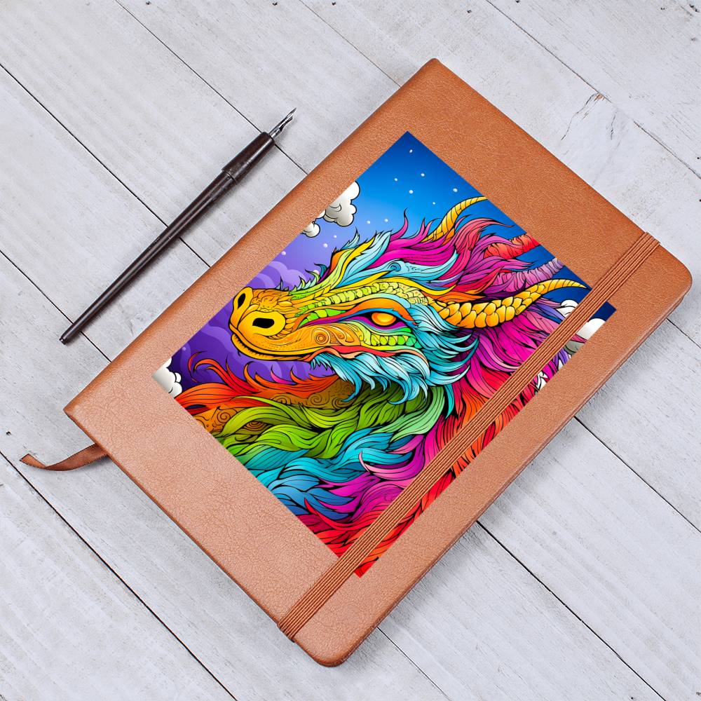 Majestic Dragon 012 - Vegan Leather Journal