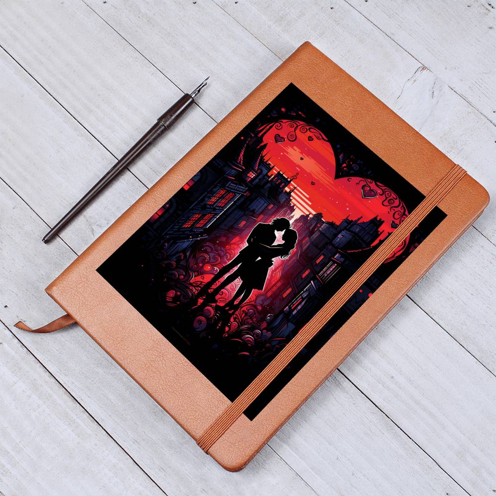 Valentine's Day Art 194 - Vegan Leather Journal