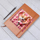 Valentine's Day Dog And Zipper 004 - Vegan Leather Journal