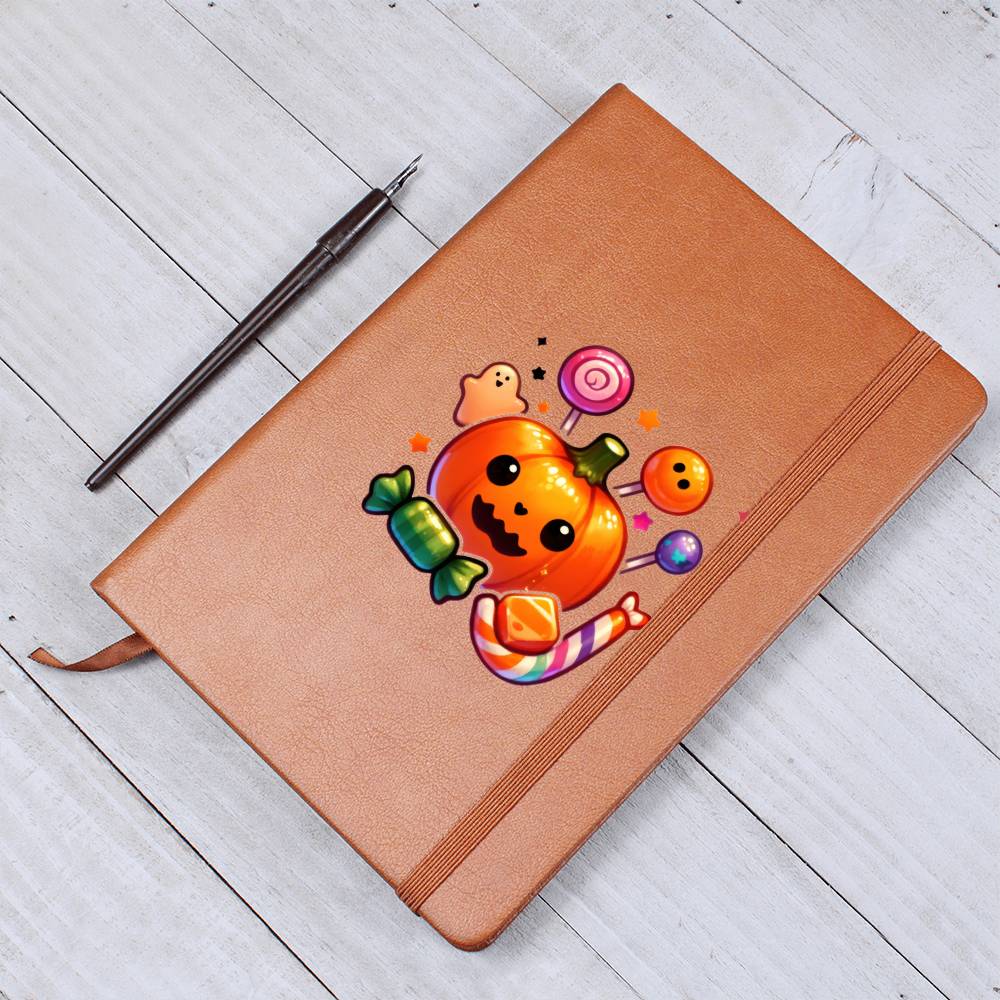 Cute Halloween Sticker 028 - Vegan Leather Journal