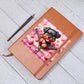 Valentine's Day Dog And Zipper 018 - Vegan Leather Journal