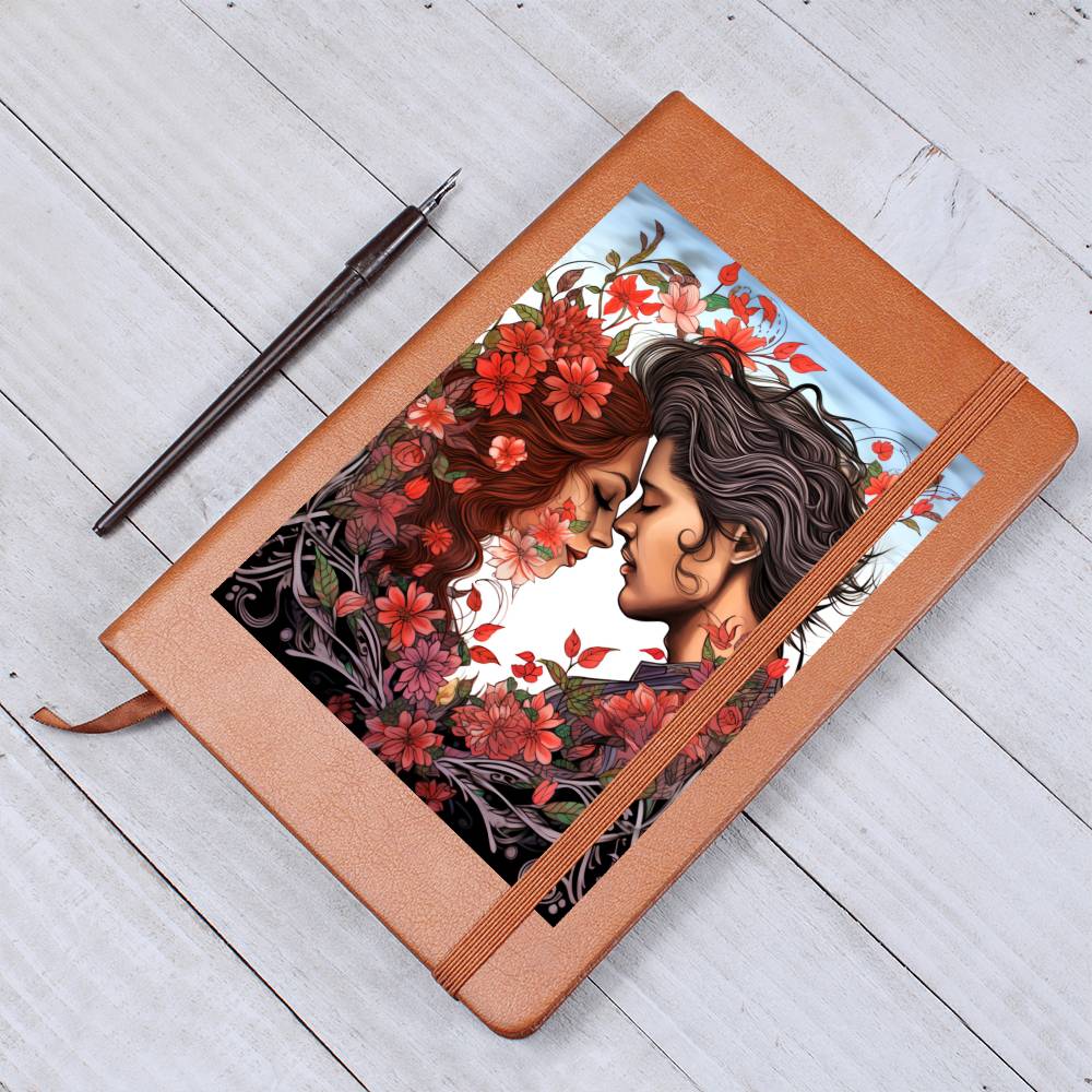 Valentine's Day Art 361 - Vegan Leather Journal