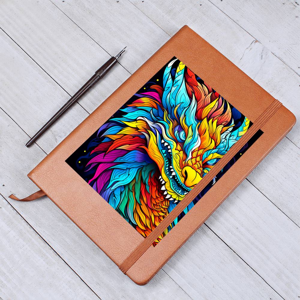 Majestic Dragon 008 - Vegan Leather Journal