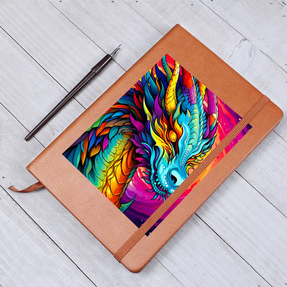 Majestic Dragon 007 - Vegan Leather Journal