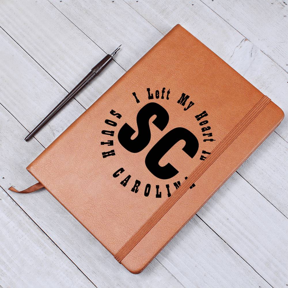 Heart In South Carolina v01 - Vegan Leather Journal
