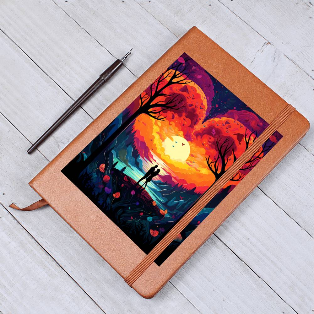 Valentine's Day Art 065 - Vegan Leather Journal